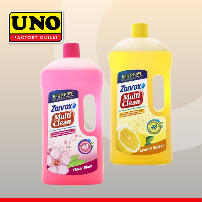 Zonrox Multi Clean Non Bleach Multi Surface Cleaner Floral Blast Lemon Splash 900ml Shopee