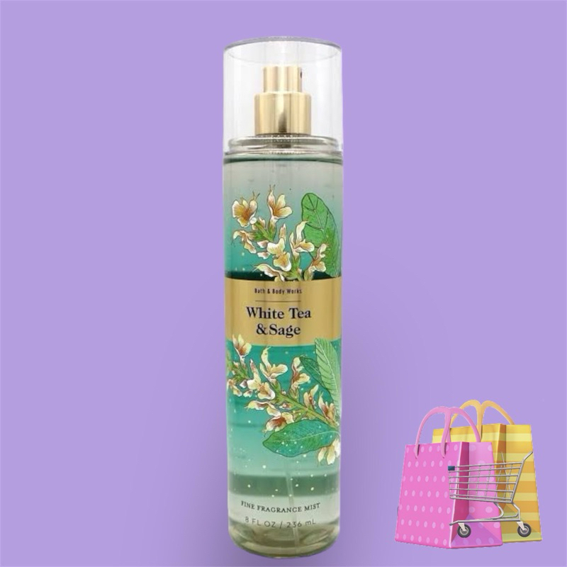 White Tea & Sage Original Bath & Body Works Fine Fragrance Mist