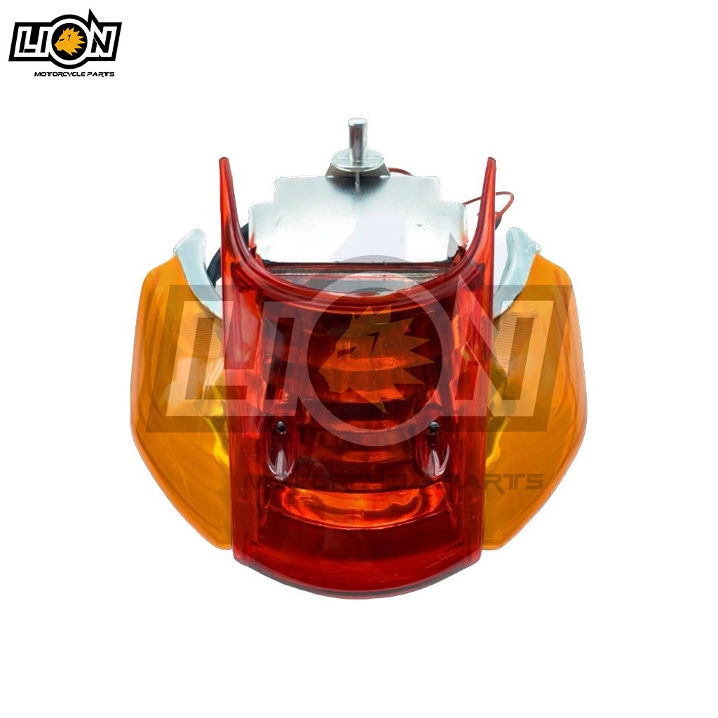 LION Motorcycle XRM 110/125 Tail Light Assembly Red/Orange Shopee