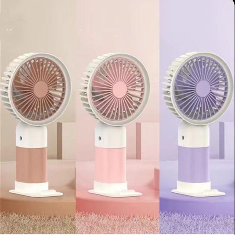 USB small fan rechargeable desktop stand portable mini fan with cute ...