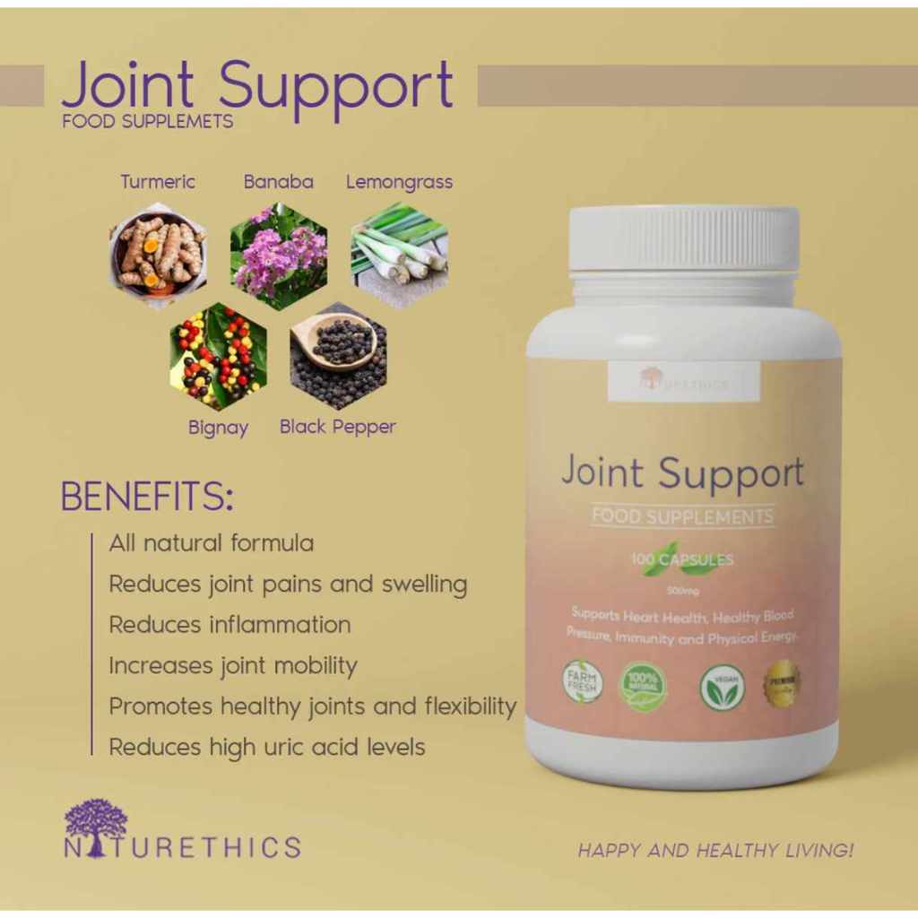 Joint Support Food Supplement Capsules| Reduces High Uric Acid Levels ...