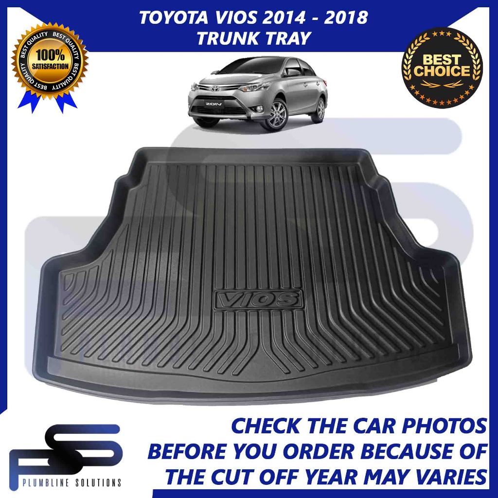 Trunk Tray for Toyota Vios Gen 2 / Gen 3 / Gen 4 2007 2023 OEM Cargo