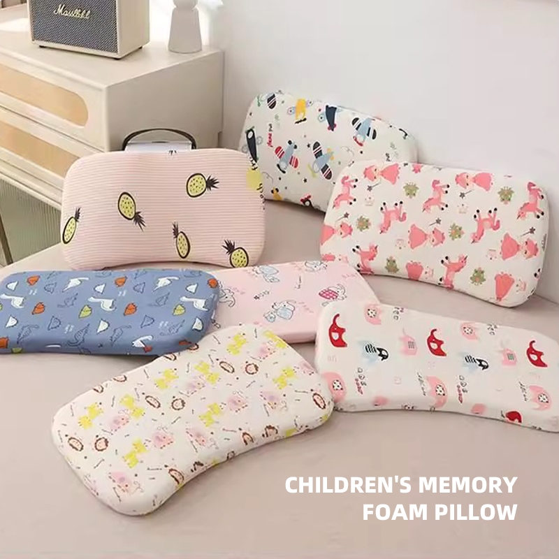 Baby Pillow Prevent Flat Head Pillow Children Latex Memory Pillow Anti