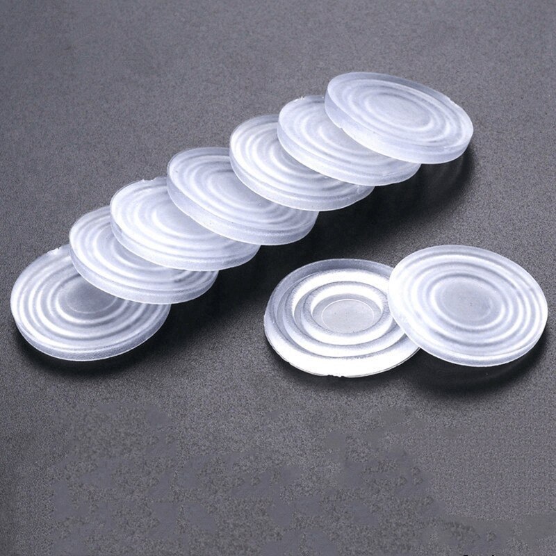 100PCS/SET Round Glass Table Top Bumpers Anti Slip Bumpers Pads Table ...