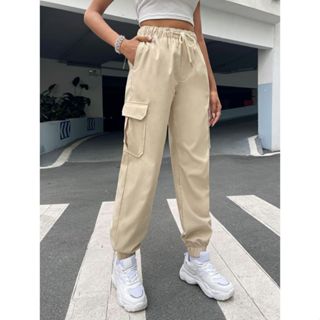 Cargo Pants for Kids Girls Jogger Pants 4 Pocket Cargo Baggy Pants 5-16  Years Old Summer Candy Pants Jogger Loose Pants for Teens Girls Casual Long  Pants Kids Trousers Elasticated High Waist