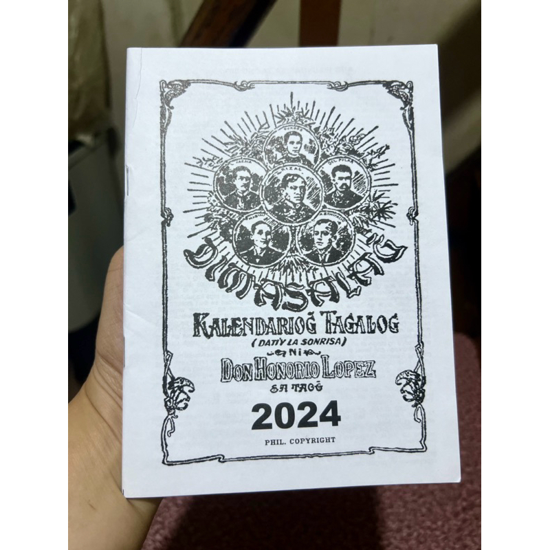 Kalendariog Tagalog 2024 by Don Honorio Lopez Kalendaryong tagalog