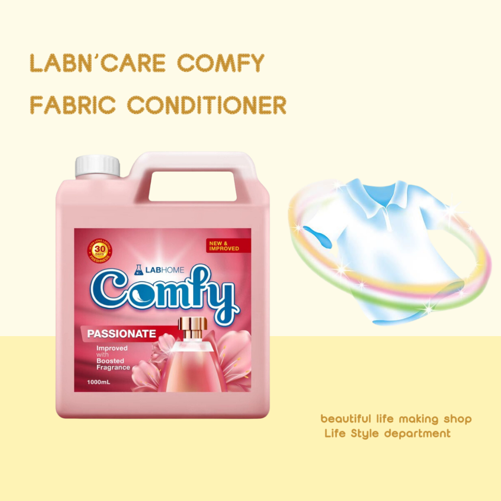 LABN' CARE comfy liquid Fabric Conditioner, Fabcon, Household laundry ...