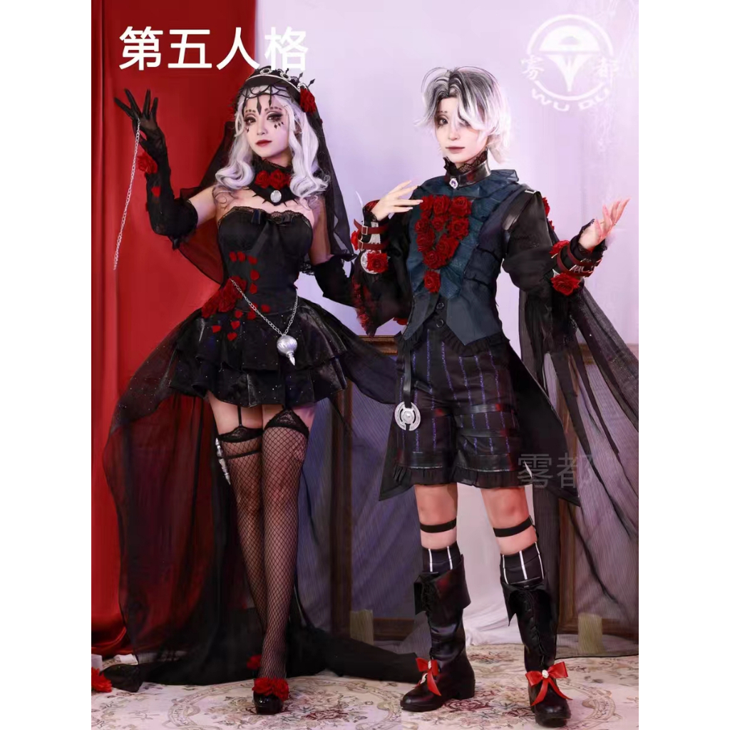 Game Identity V Cosplay Everlasting Night Cosplay Black Gothic Lolita ...