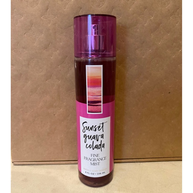 Bath & Body Works | Rare | Sunset Guava Colada | Fine Fragrance Mist ...