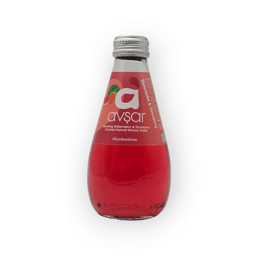 (Turkey) Avsar Sparkling Watermelon & Strawberry Flavored Mineral Water