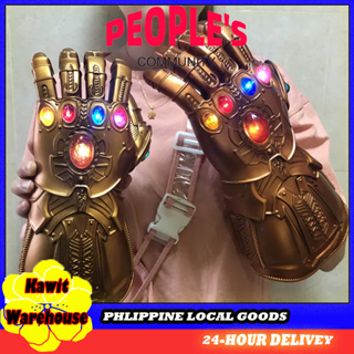 Super Hero Iron Man Infinity Gauntlet Cosplay Arm Weapon Thanos Latex  Gloves