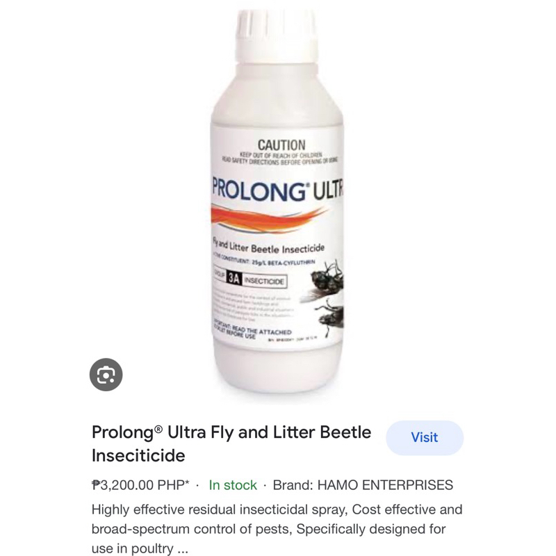 Prolong® Ultra Fly and Litter Beetle Insecticide (Betacyfluthrin ...