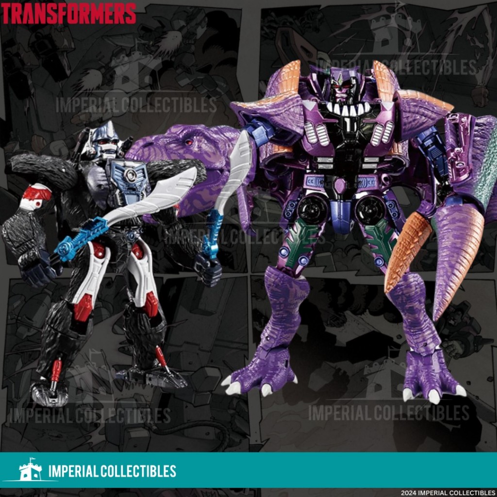 TRANSFORMERS BWVS01 Optimus Primal vs Beast Megatron TAKARA TOMY