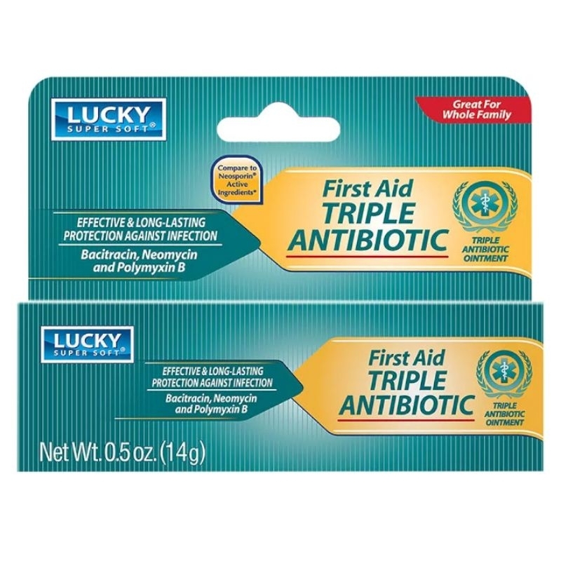 Lucky Super Soft First Aid Triple Antibiotic Ointment (14g) | Shopee ...