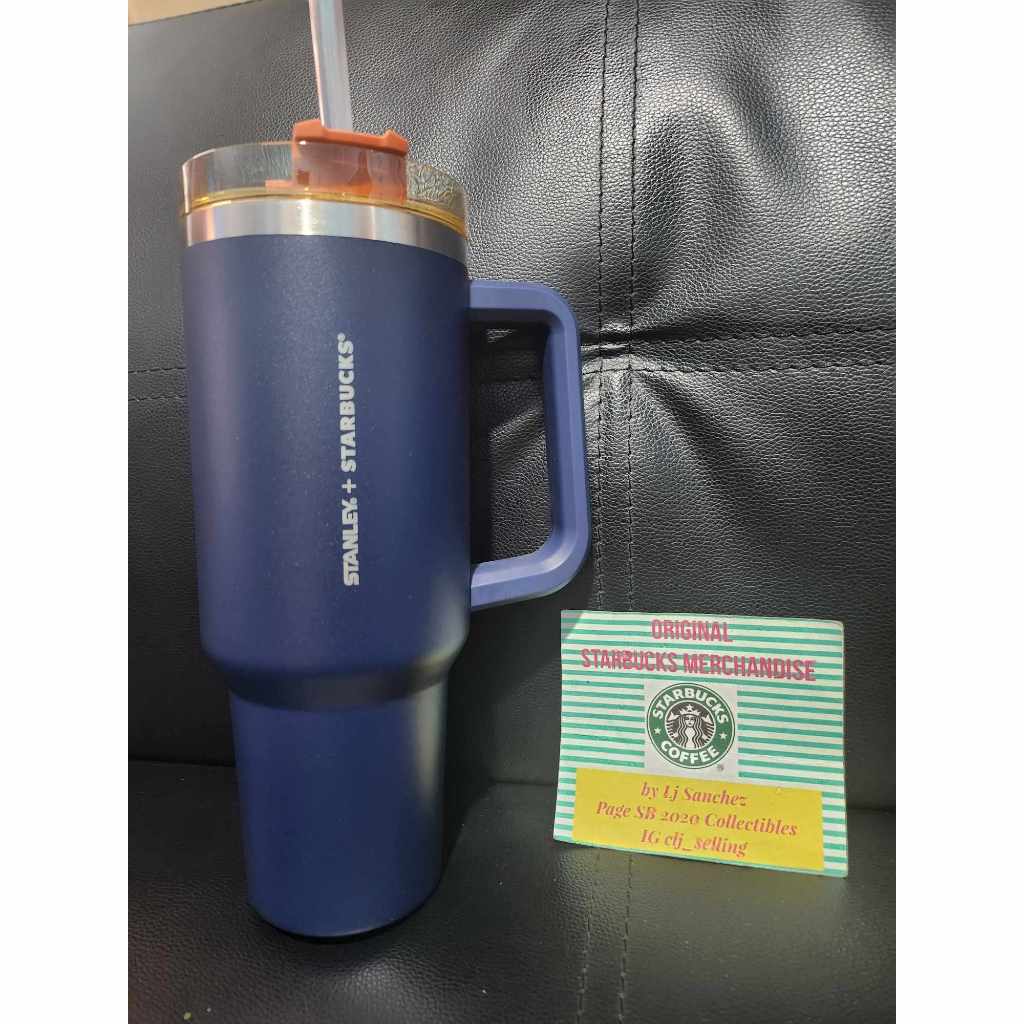 Starbucks x Stanley 40oz Navy Blue Cold Cup Tumbler