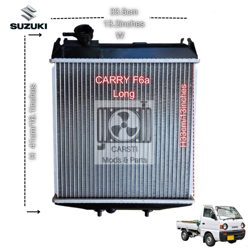 Radiator Suzuki Carry F6a Multicab scrum Manual | Shopee Philippines