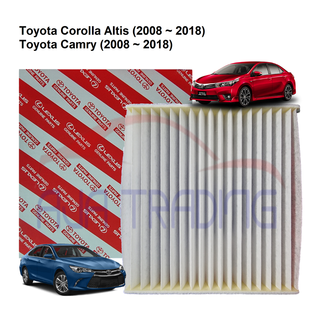 AC Cabin Filter For Toyota Corolla Altis (2008 - 2018), Toyota Camry ...