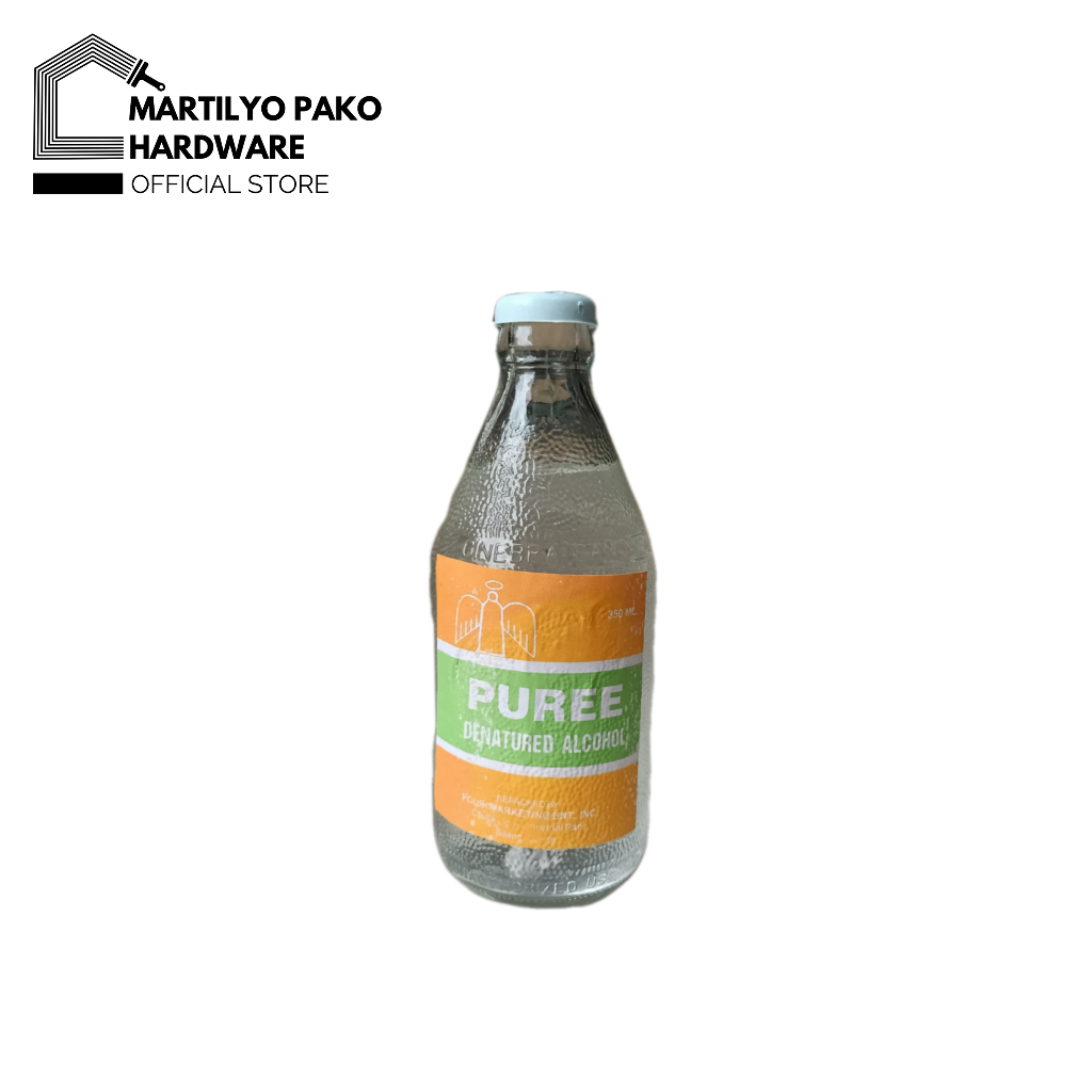 PUREE Denatured Alcohol Glass Bottle | Shopee Philippines