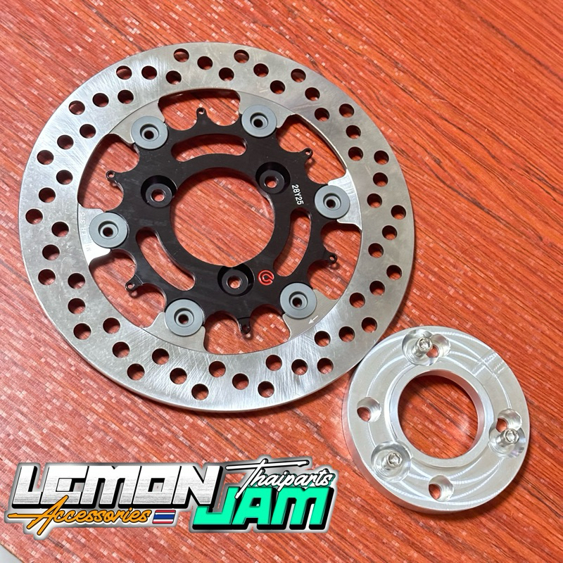 BREMBO 50a Ventilated disc with CNC adaptor 220mm ( PREMIUM COPY ) MOTO ...