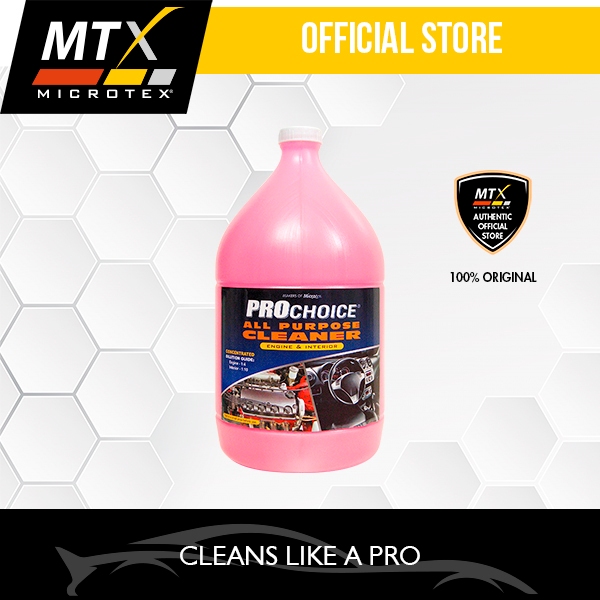 Microtex Prochoice All Purpose Cleaner 1Gal (MTX Car Care) | Shopee ...