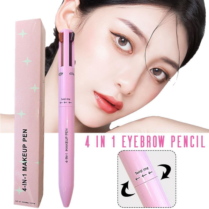 Prreal 4-in-1 Make-up-Stift – Für Augenbrauen, Eyeliner, Lippen & Highlighter