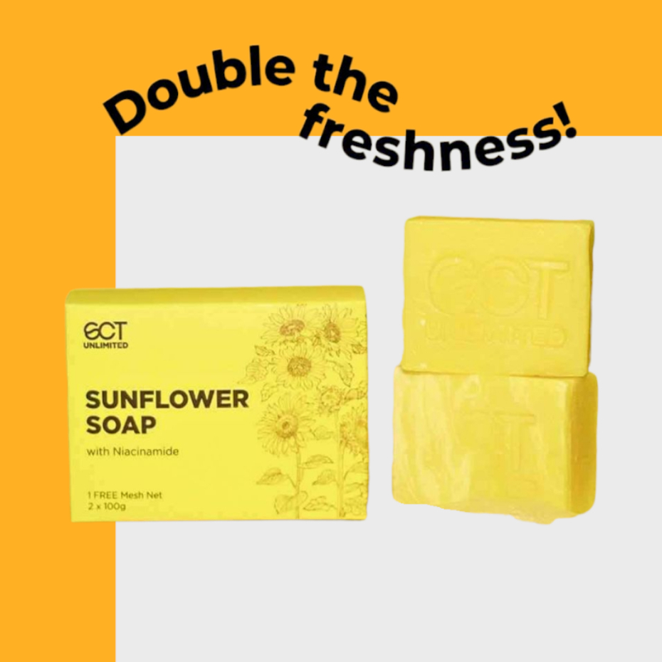 SCT Unlimited Sunflower Soap with Niaciminade 1pc | Shopee Philippines