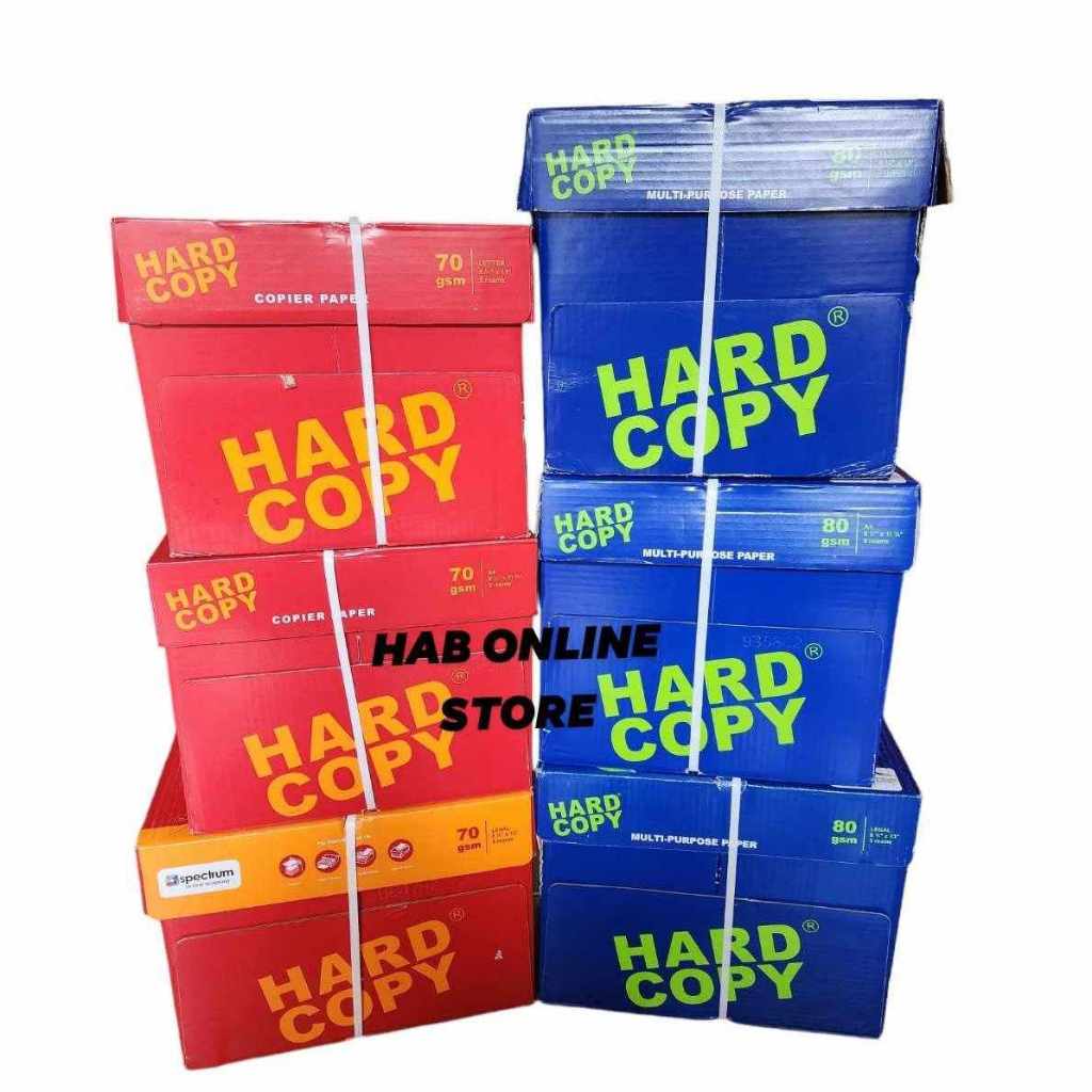 Hard Copy Or Paper One 70gsm Or 80gsm 1box5reams 500sheets Per Ream Bond Paper Hardcopy 