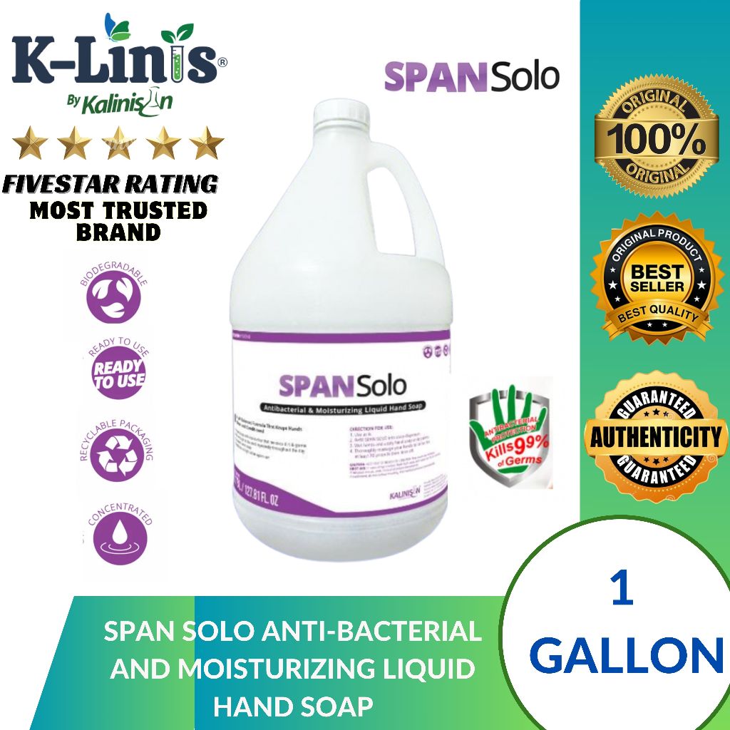 ORIGINAL Kalinisan Span Solo Antibacterial & Moisturizing Liquid Hand