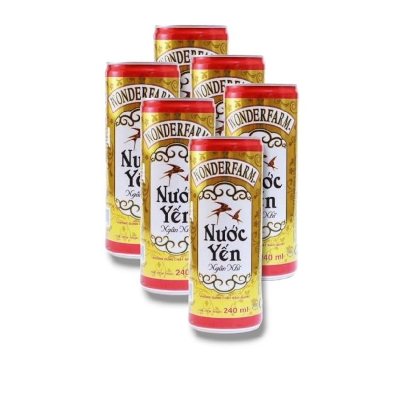 WONDERFARM BIRD'S NEST WHITE FUNGUS READY TO DRINK IN 240ML CAN MADE IN