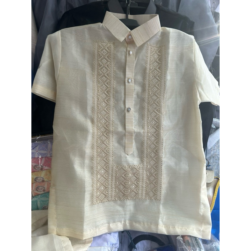 Barong Tagalog Pinya Embroidery Shortsleeve Random Design