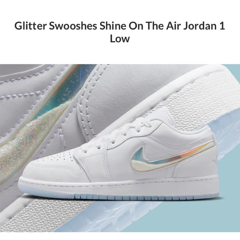 white silver glitter jordans