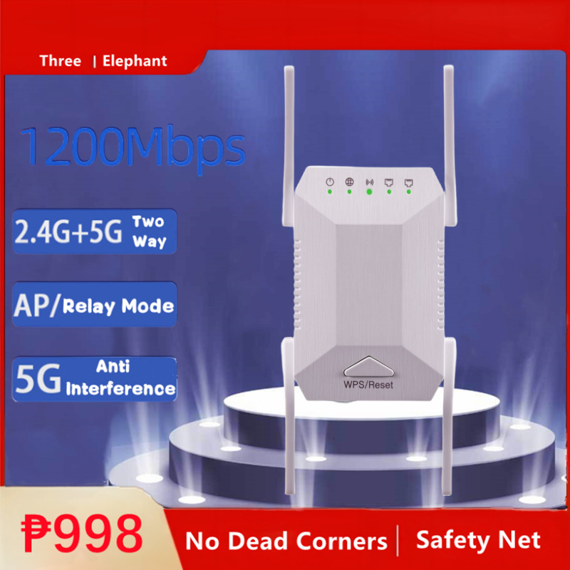 WiFi 6 Wireless router Outdoor access Point repeater Signal 1200mbps booster dualband 2.4G+5G