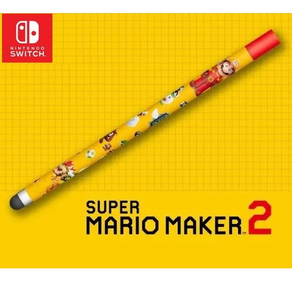 Nintendo Switch Super Mario Maker 2 Limited Edition Touch Stylus Pen ...