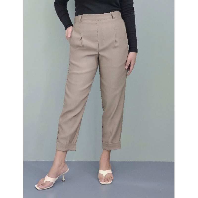 Missym Cuffed Trouser Highwaist Pants for Woman Petite to Plus Smart ...