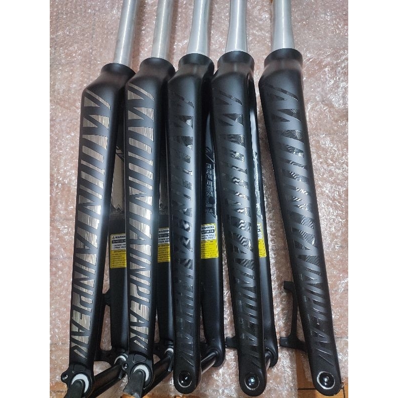 MOUNTAINPEAK RIGID FORK RGF627 RGF629 QR TA Axle scewer Included Shopee Philippines