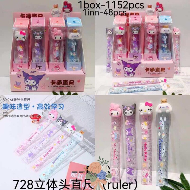 sanrio ruler kuromi melody cinnamoroll hello kitty | Shopee Philippines