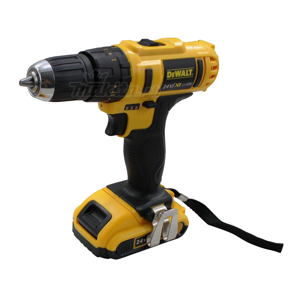 DeWALT 24V Li Ion Cordless Hammer Drill Tools Set Shopee Philippines