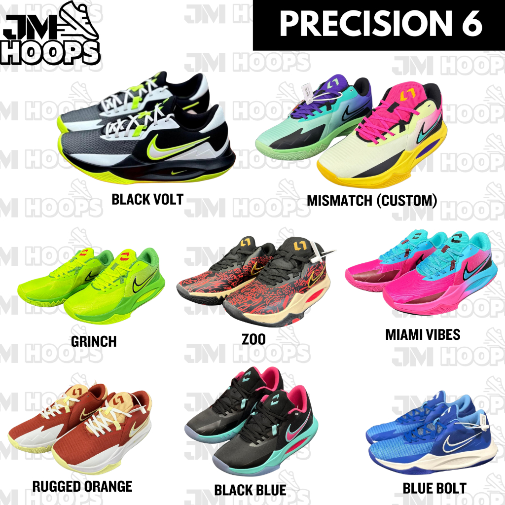 PRECISION 6 (SET E) WITH FREE NIKE SOCKS BY JM HOOPS Shopee Philippines