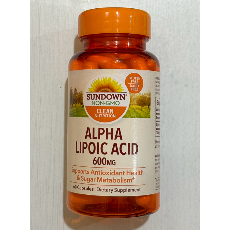 Sundown Alpha Lipoic Acid 600mg (60 capsules) Shopee Philippines