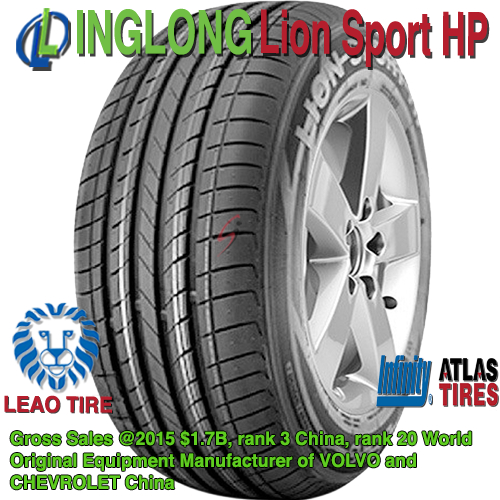 185/60 R14 Leao Tire Thailand Lion Sport HP, Lion Sport HP3 (185