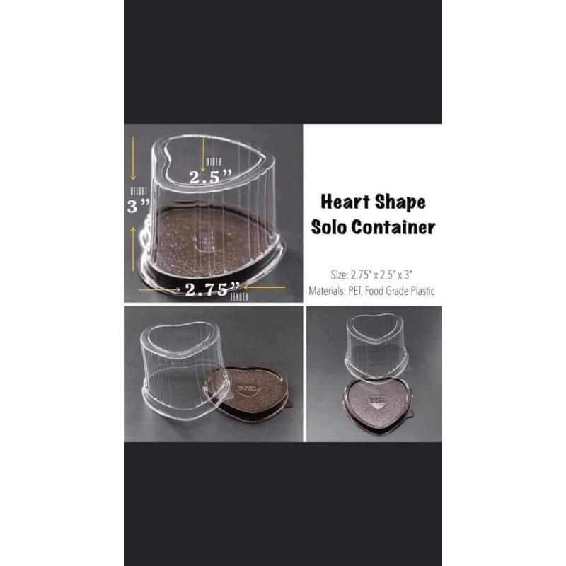 heart canister (plastic heart) Shopee Philippines