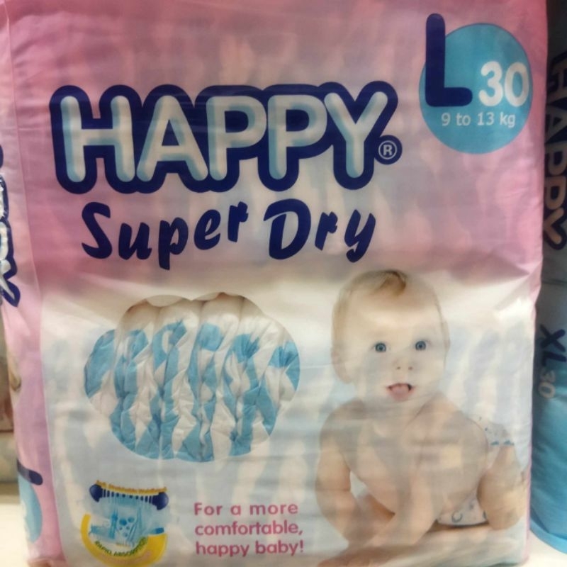 Happy diaper large store 30 pcs price