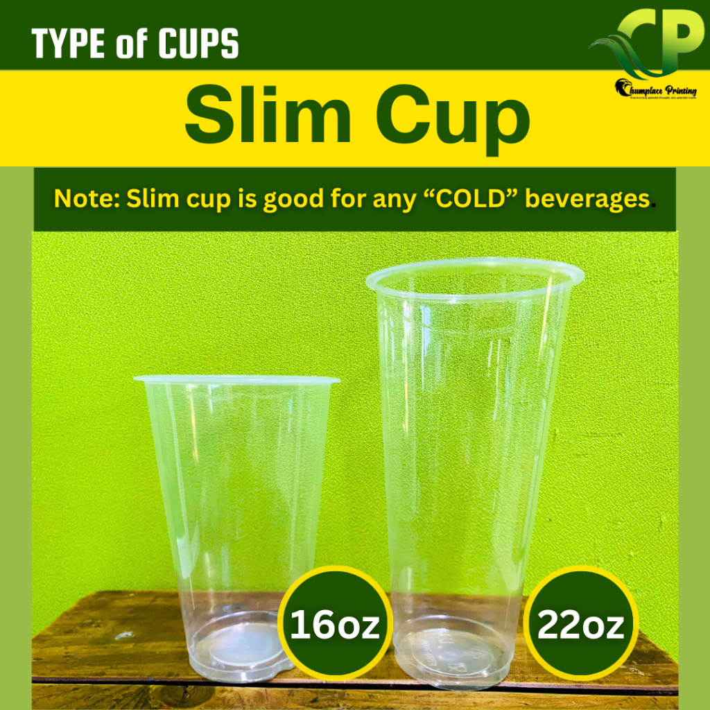 Slim Cup Milktea Cups 90mm 100pcs Shopee Philippines 7133