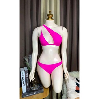 Backless One Piece Swimsuit Monokin Korean Swimwear Tie Back Push