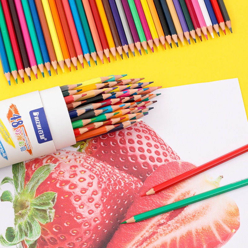 12/24/36/48 Erasable Color Pencils set for coloring,drawing,sketching ...