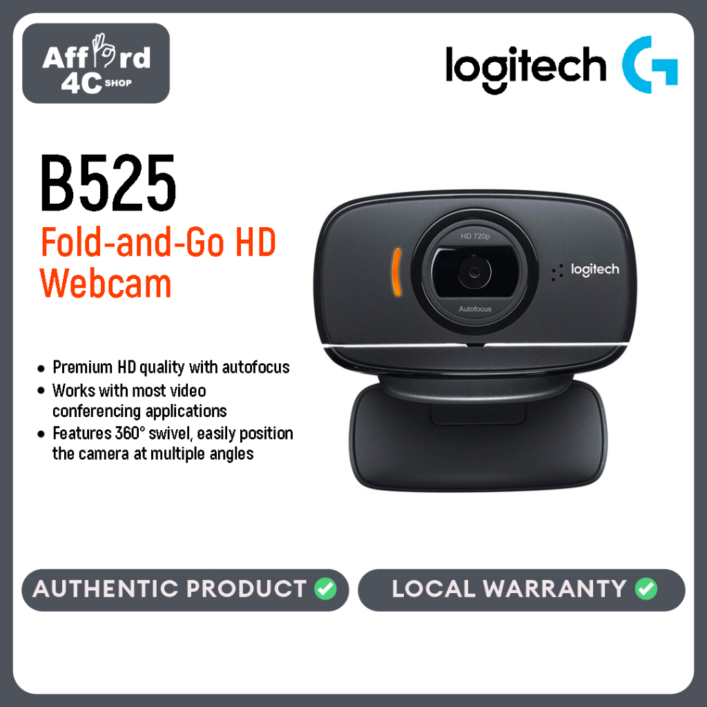 Logitech B525 HD Webcam P N 960 000841 Shopee Philippines