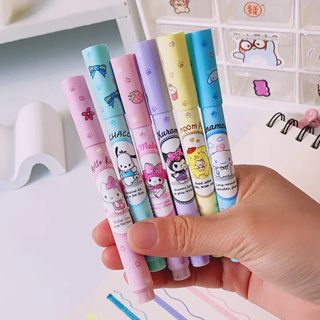 6pcs/set Sanrio Cinnamon Highlighter High value colour pochacco pen ...