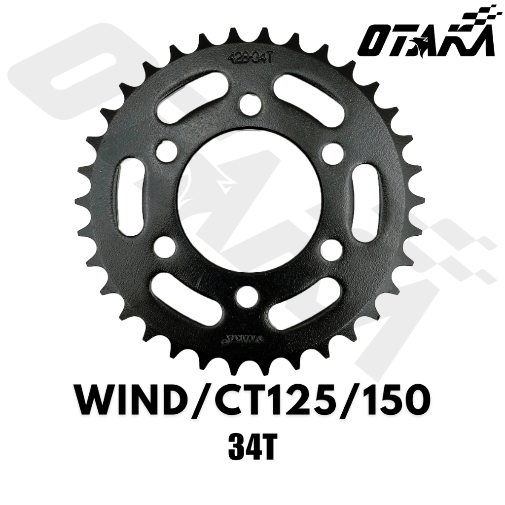 (OTAKA) WIND/CT125/150 REAR SPROCKET (6 HOLES) Shopee Philippines