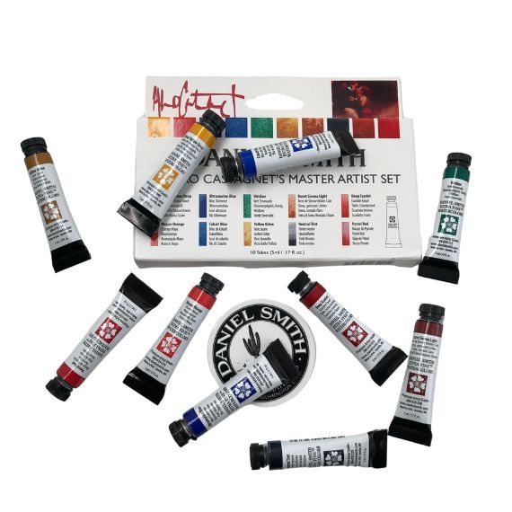 Daniel Smith Alvaro Castagnet's Master Artist Watercolor Set 10 Tubes ...