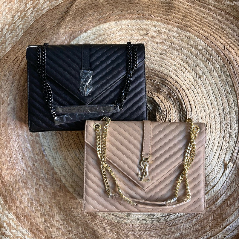 Mirror Copy Quilted Envelope Convertible Sling Bago | Shopee Philippines